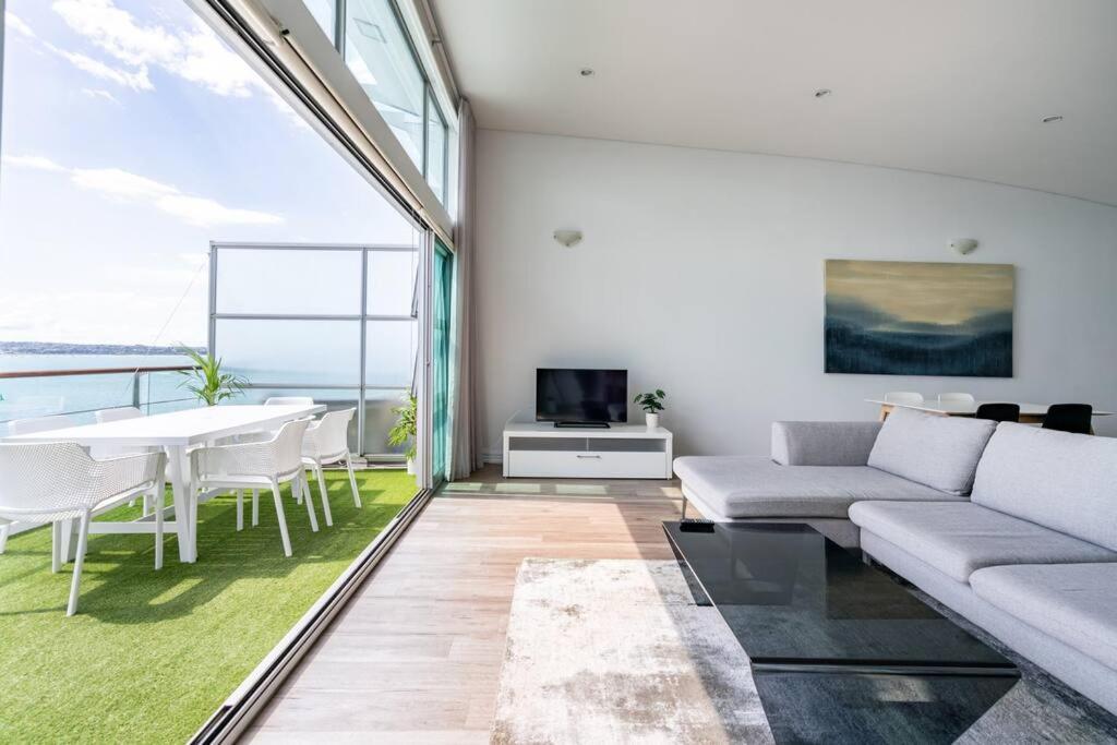 Spacious Penthouse With Spectacular Harbour Views! Auckland Exterior photo